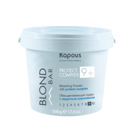 Kapous Blond bar Обесцвечивающая пудра с защитным комплексом 9+, 500 г