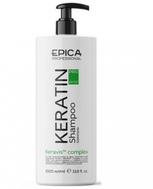 EPICA Шампунь "KERATIN PRO" для реконструкции и глубокого восстановления волос 1000 мл