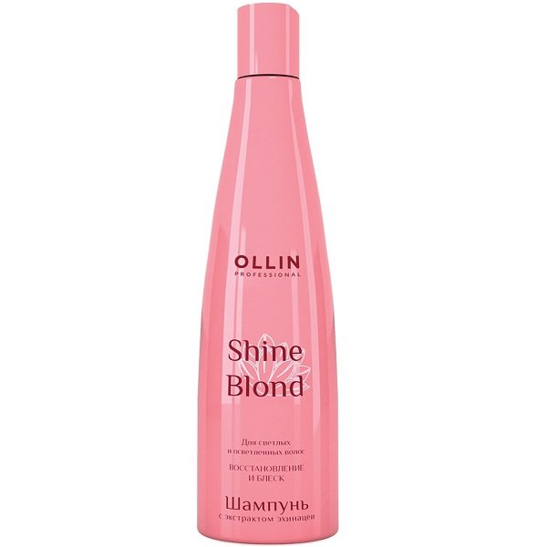 OLLIN Shine Blond Шампунь с экстрактом эхинацеи 300мл.