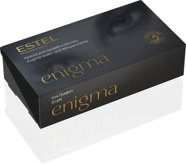 Estel Enigma краска для бровей и ресниц 20 мл+20 мл графит