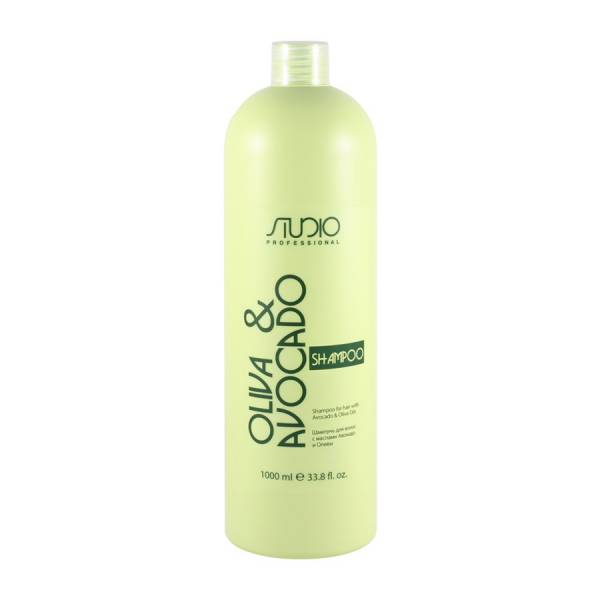 Kapous AO Шампунь для волос с маслами Авокадо и Оливы линии Studio 1000 мл