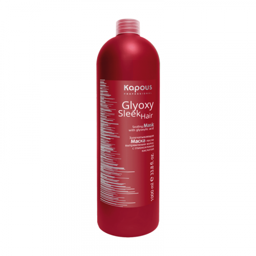 Kapous Glyoxi Sleek Hair Маска запечатывающая после выпрямления волос 1000 мл